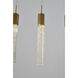 Canada 4 Light 36 inch Gold Island Lighting Ceiling Light
